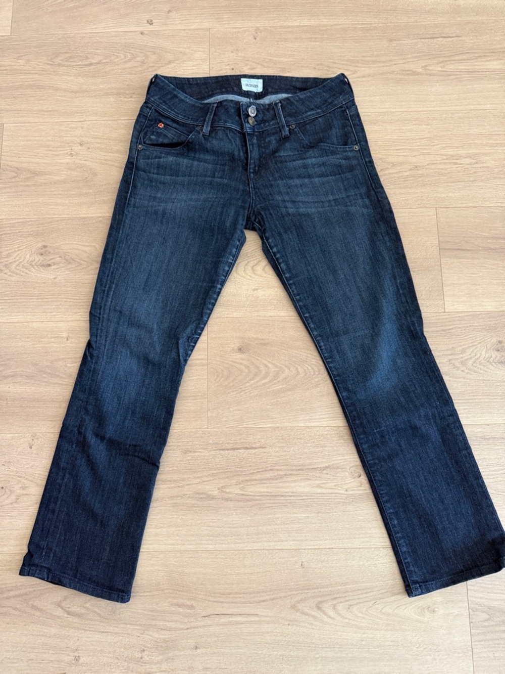 Hudson Jeans Women's Dark Indigo Straight Leg Jeans